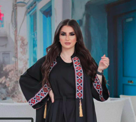 ✨🎀 Afghani-Inspired Abaya — Graceful, Unique, Timeless 🎀✨ BLACK