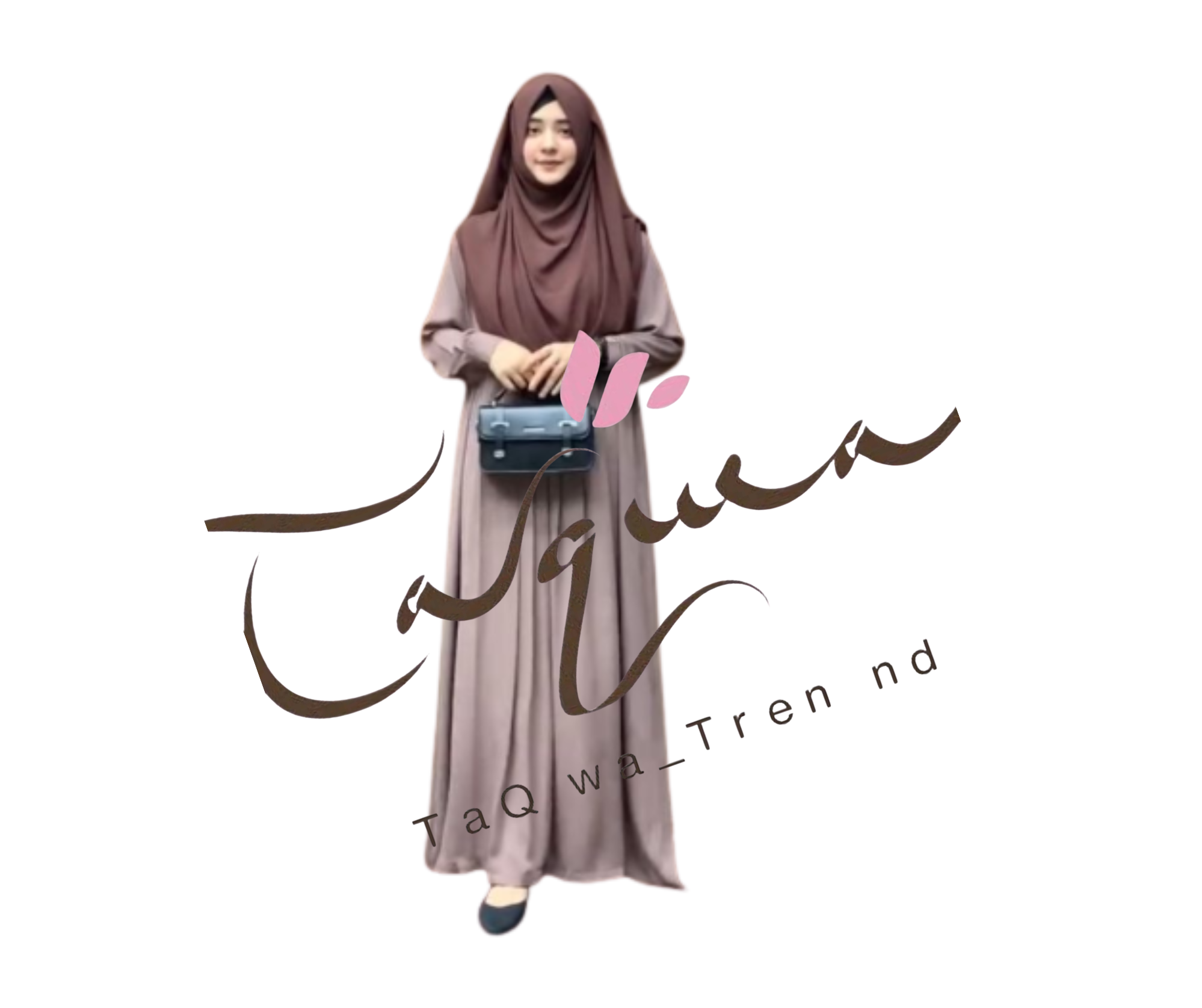 Abaya Nazwaa Premium Dubai Cherry Fabric.